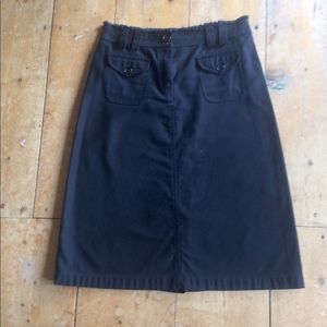 Anthropologie Sitwell black skirt
